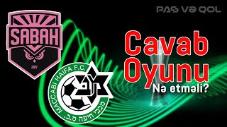 Sabah FK  Maccabi Haifa  UEFA Konfrans Liqası 2ci təsnifat mərhələsi Cavab oyunu öncəsi analiz [upl. by Reve]