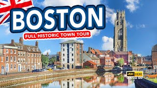 BOSTON  Full tour of Boston Lincolnshire [upl. by Ensoll]