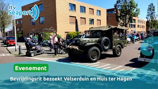 Bevrijdingsrit bezoekt Velserduin en Huis ter Hagen  Bevrijdingsdag 2024 [upl. by Refotsirc]