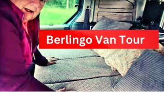 Berlingo Camper Van Tour [upl. by Nae]