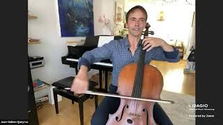 JeanGuihen Queyras Bach Cello Suites  Suite 4 Prélude [upl. by Htial]