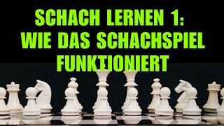 Schach Lernen 1 Wie Das Schachspiel Funktioniert  Kostenloser Schachkurs Für Anfänger [upl. by Nodnarbal]