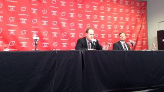 Greg Gard on Ethan Happs post defense [upl. by Sabrina]