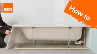 How to install a standard acrylic bath [upl. by Anuahs]