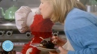 Martha Stewart and Elmo Create Ice Cream Puffs  Martha Stewart [upl. by Jo918]