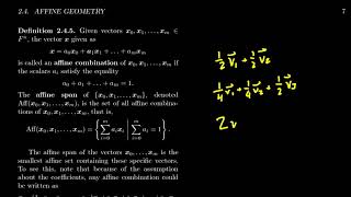 Affine Combinations [upl. by Erdied]