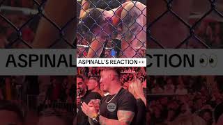 Aspinall reacts to Jones beating Miocic at UFC309 👀 [upl. by Duyne]