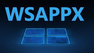 WSAPPX  Что это Как исправить нагрузку на процессор и диск в Windows 1110 [upl. by Annonyw377]