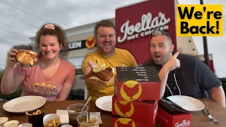 Joellas Hot Chicken Mukbang  New Ghost Pepper Chicken Review [upl. by Eanehs429]