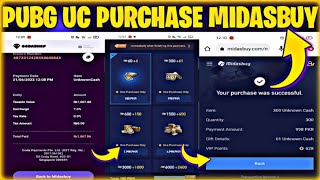 how to buy uc in pubg mobile midasbuy uc purchase problem solved easily purchase Uc midasbuy [upl. by As541]