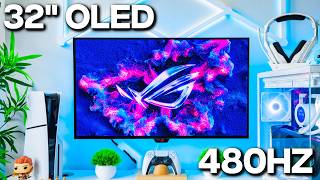 The ENDGAME 4K OLED Gaming Monitor  Dual Mode ROG Swift PG32UCDP [upl. by Auos]