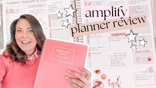 📒 2023 Amplify Planner  Review [upl. by Idnam]