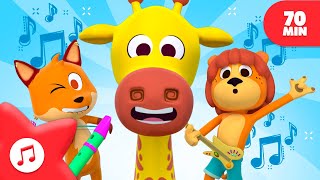 TOP 30 Popular Songs for Kids  Compilation  Zoo Songs Nursery Rhymes for Kids [upl. by Naellij]