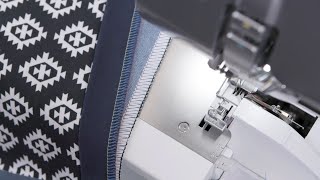 L 850 Overlocker Elastische Nähte mit 4 und 3Faden Overlock [upl. by Huppert11]