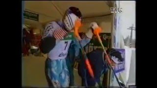 Alberto Tomba wins slalom I Lech 1994 [upl. by Mera]