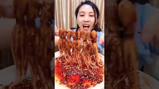 spicy octopus eating  mukbang show [upl. by Harias]