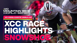 Mens XCC Race Highlights Snowshoe USA  UCI Mountain Bike World Series [upl. by Osrit]