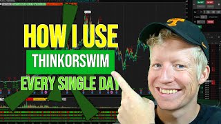 How to Use ThinkorSwim for Beginners My Daily Routine [upl. by Towill]