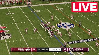 NCAAF LIVE🔴 Arkansas Razorbacks vs Texas AampM Aggies  Week 5 2024  Full Game Highlights [upl. by Scholz63]