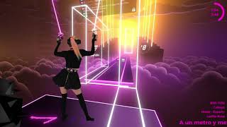 Ladilla Rusa  A metro y medio de ti  Beat Saber Expert  Mixed Reality Gameplay  Twitch [upl. by Dranreb]