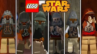 Jabbas Palace Guard Evolution in LEGO Videogames [upl. by Goldarina]