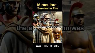 John the Apostle  Miraculous Survival in Fire  Daily Bible Verse [upl. by Esinned]