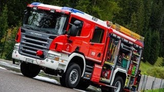 Mezzi Vigili Del Fuoco Trentino  Tributo VVF migliori camion dei pompieri [upl. by Zebada583]