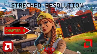 How To Setup Stretched Resolution In FORTNITE CHAPTER 5 AMD 20232024 [upl. by Lednem]