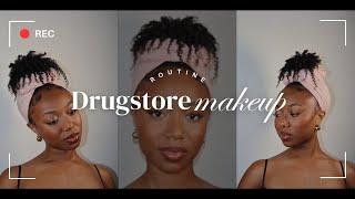 Baddie on a budget ♡ Full Face Using Drugstore Makeup [upl. by Brittain751]