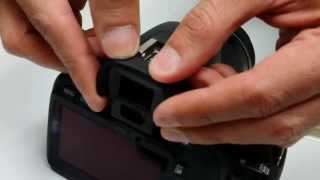 How to insert your MaximalPower CANON Eyecup Ef to your Canon Camera [upl. by Dinan143]