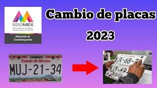 Cómo reemplacar en el estado de México 2023 renovación de placas Edo mex 2023 [upl. by Lardner]