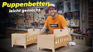 EInfach schnell und stabil DIY Puppenbetten [upl. by Stormy]