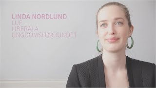 Linda Nordlund Liberala ungdomsförbundet [upl. by Lindner]