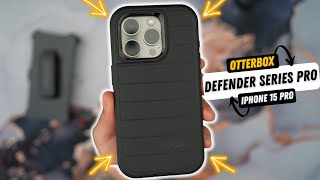 iPhone 15 Pro  OtterBox Defender Series Pro Case Black [upl. by Sanfo]