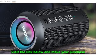 Ortizan Portable Bluetooth Speakers IPX7 Waterproof Wireless Speaker with 24W Loud Stereo Sound De [upl. by Novrej]