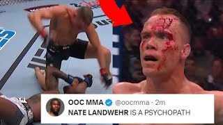 FIGHTERS REACT TO NATE LANDWEHR KNOCKOUT JAMALL EMMERS  LANDWEHR VS EMMERS REACTIONS [upl. by Graig116]