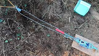 Ausprobiert Wurzelziehen im Garten mit Handwinde Seilzug  Pulley [upl. by Gilberte]