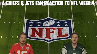 A Chiefs amp Jets Fan Reaction to NFL Week 4 [upl. by Yelena386]