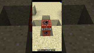 how to make tnt trap Minecraft shorts [upl. by Htiekel]