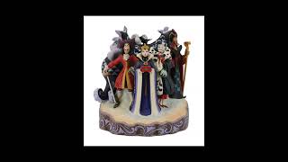 Disney Traditions Disney Villains Carved by Heart by Jim Shore Statue [upl. by Oric]