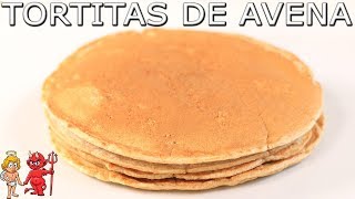 TORTITAS DE AVENA FÁCILES Y SALUDABLES🥞 PARA DESAYUNAR [upl. by Emelina871]