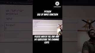 Python  use of input  how can we take input from user in python youtube dataanalytics python [upl. by Enaek]