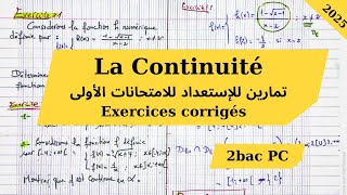 Continuité 2bac Exercices corrigés trucs ✅ [upl. by Christy2]