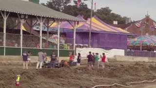 Lake county fair 2016 lawn tractor demolition derby pt 4 of 6 [upl. by Wahl186]