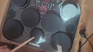 FAME DD350 Digital Drum  EDrums  Elektronisches Schlagzeug  AudioDemo [upl. by Acsirp]