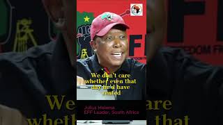 This is the Only Liberated Zone in South Africa Julius Malema EF Leader [upl. by Tella]