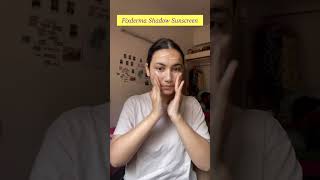 Fixderma Shadow Sunscreen spf 30 gel review sunscreen shorts affordable youtubeshorts [upl. by Ellednahs]