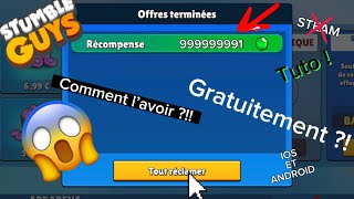 Comment OBTENIR des GEMMES totalement GRATUITEMENT EN 2023 sur Stumble Guys [upl. by Brawley]