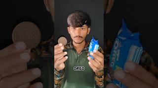 EATING OREO WITHOUT FACIAL MOVEMENT ISNT EASY 🥴 shorts​ [upl. by Batholomew]