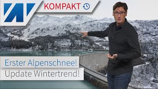 Erste Schneeflocken Hoffnung auf Kaltwinter Update Winterprognose 20212022 wetternet KOMPAKT [upl. by Adiana223]